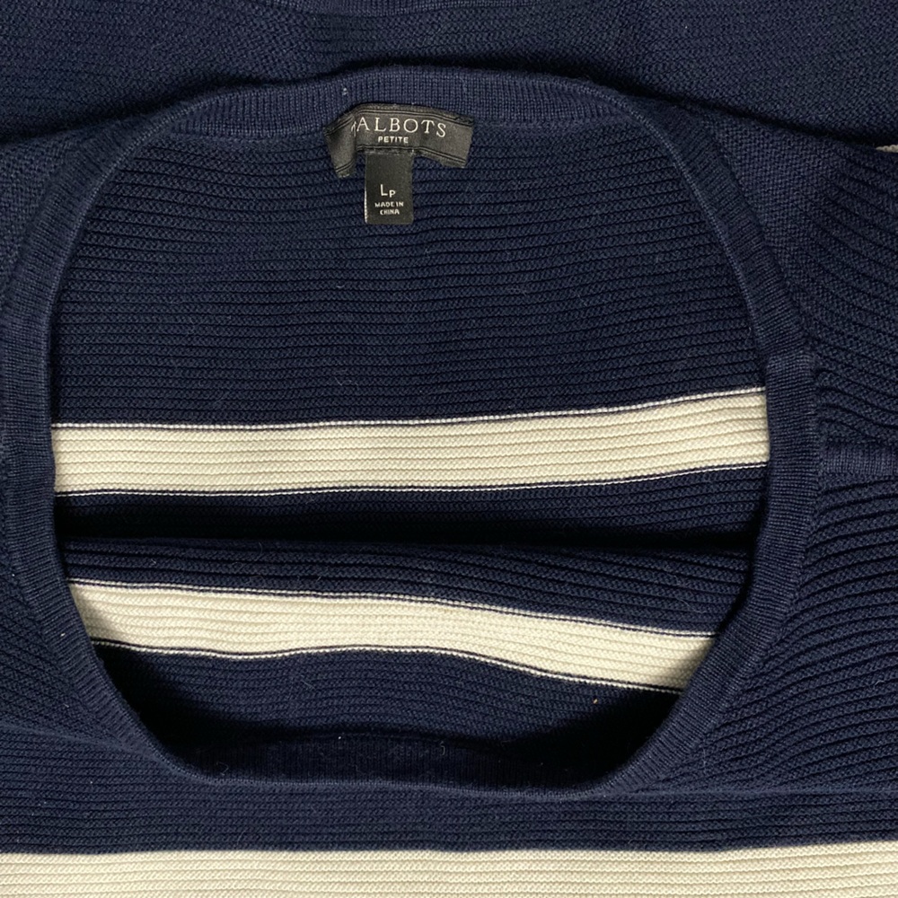 Talbots Ribbed Tank Top size L - Picture 2 of 4